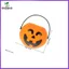 Trang Trí Halloween LED Trẻ Em Pail Mini Trick Treat Xô Màu Cam Trang Trí Cầm Tay zhenghtr