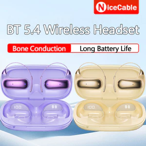Tai Móc Xương Dẫn Truyền Tai Nghe Bluetooth Âm Thanh Nổi HiFi Chất Lượng Âm Thanh Dài Tuổi Thọ Pin Giảm Tiếng Ồn Tai Nghe Không Dây