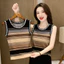 Áo vest nữ phong cách mới VN, sành điệu thời trang, phù hợp và thích hợp để mặc ngoài trời, Áo vest không tay thanh lịch vừa vặn.