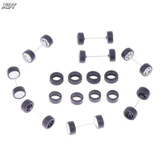 Springevensky 1 Bộ DIY Racing 1: 64 Bánh Xe Ô Tô Cho Lốp Cao Su Có Trục Bánh Xe Mô Hình Sửa Đổi Một Phần Springevensky