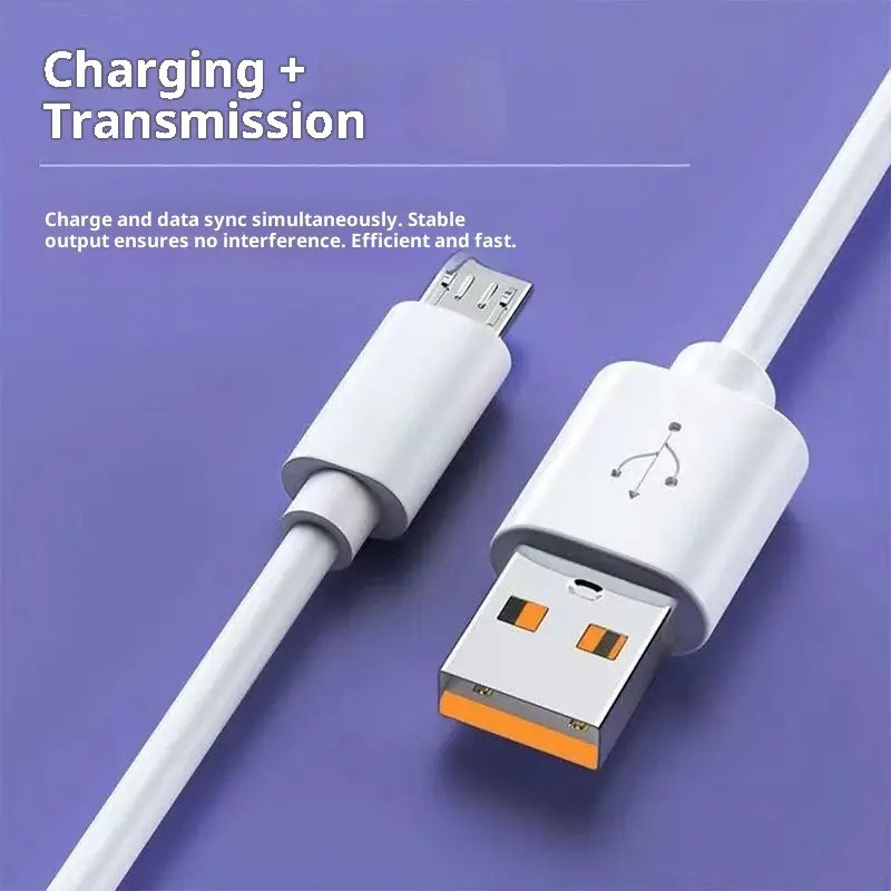 Cáp dữ liệu Micro USB, Sạc nhanh 3A, dành cho điện thoại thông minh Vivo, Huawei, Oppo và Honor,