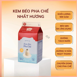 Kem Béo Pha Chế Nhất Hương 500g Làm Tăng độ Béo Và Độ Sánh Cho Trà Sữa, đá Xay, Sinh Tố, Milkfoam
