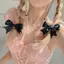 Trong kho thanh lịch Satin Bow Clip tóc cho cô gái, dễ thương Ribbon barrettes Phụ kiện tóc Cá Tuyết