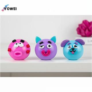 YOWEI 1 Cái Squishy Smushers Mặt chó Đồ chơi bóp tăng chậm cho lo âu Bàn tay căng thẳng VN