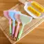 TRTR Dụng Cụ Thìa Silicon Chống Xẻng Dụng Cụ Nhà Bếp Tamagoyaki Turner Omelets Chảo Non Sti Turners Thực Phẩm Nấu Ăn Tại Nhà VN