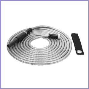 Ống ngoài trời Ống thép không gỉ 25FT Ống giặt ngoài trời cho sân vườn Tưới cỏ Cảnh quan Trang trại Sân sau mueadsyvn