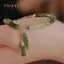 PNPIA- Sáng Tạo Xanh Hạt Tre Vòng Tay Retro Phong Cách Trung Hoa Đơn Giản Thời Trang Vòng Tay Cho Nữ Trang Sức Phụ Kiện Quà Tặng