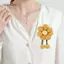 AqToCna Handmade Hoa Hướng Dương Trâm Pin Cho Nữ Vải Hoa Ve Áo Huy Hiệu Cho Jaets Váy Công Sở Và Lễ Hội Mặc AqToCna