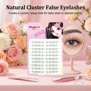 Lông mi dưới thực tế C Curl Sợi tổng hợp chống thấm nước 5-7mm Nhìn tự nhiên