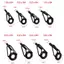 XOITU Thép không gỉ Câu Cá Top Rod Hướng Dẫn Nhẫn Sứ 8 Chiếc DIY Câu Cá Đầu Cần Sửa Chữa Đầu Phụ Kiện Câu Cá Pesca VN