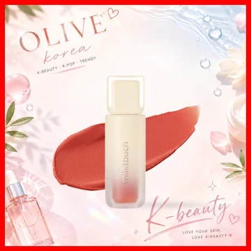 [milktouch] Spread Fit Blur Tint 06 Peach Pitch 4g/ Son Tint Hàn Quốc/ Hoàn thiện mịn màng/ Chính hãng của Olive hàn quốc