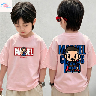 COD✅(Hồ Chí Minh)🚚 Áo thun bé trai in Doctor Strange Marvel, cotton mềm, thoáng khí.