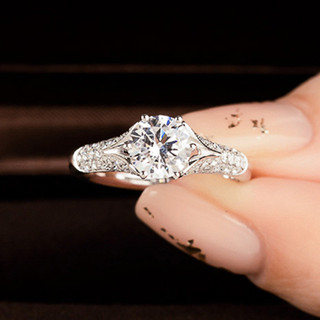 Nhẫn Zircon Bạc S925 Trang Sức Thời Trang Đơn Giản Quà Tặng Nữ Mặc Hàng Ngày