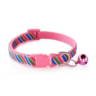 6 Cái / bộ Dải In Hình Cổ Mèo Khóa An Toàn Có Chuông Ly Khai Thú Cưng Chó Nhỏ Collier Dây Chuyền Vòng Cổ Cá Tính Cho Gatos Mèo Con Perro