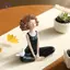 HFTOY Yoga Cô Gái Tượng Nhỏ Yoga Tượng Nghệ Thuật Điêu Khắc Hình Nhựa Trang Trí Nhà Cửa Bàn Trang Trí, Tượng Cho Bàn Làm Việc / Kệ Sách ~