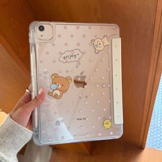 Polka Dot Star Rilakkuma ipadpro37cm MINI7 Máy tính bảng 7 / 8 / 9 Thế hệ A16 Vỏ bảo vệ air6 Vỏ bảo vệ 26.3.22