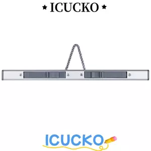 ICUCKO Kẹp Báo, Móc Treo Poster Hợp Kim Nhôm Có Thể Treo Được, Thiết Thực Treo Tường Nhà Tổ Chức Trường Học Văn Phòng