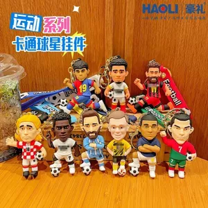 2026 Megamo World Cup Hàng Hóa Ngôi Sao Bóng Đá Hoạt Hình Búp Bê Móc Khóa Bé Trai Tặng Học Túi Treo 5.29