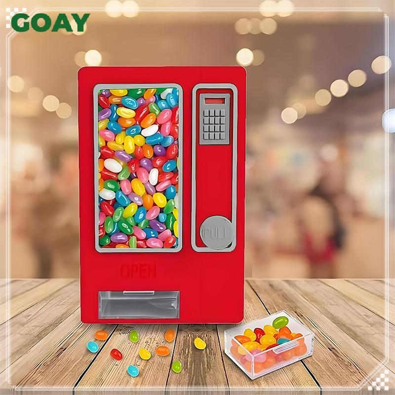 GOAY Candy Dispenser Máy bán hàng tự động dễ thương cho máy tính để bàn Hướng dẫn sử dụng Máy làm kẹo phân phối kẹo Mini Quà tặng sinh nhật & Giáng sinh, Quà tặng cho bạn bè Bạn gái VN