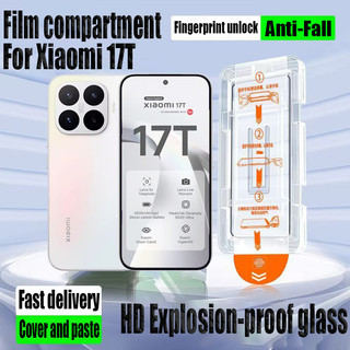 1- 2 Miếng Dán Đơn Giản HD Kính Cường Lực Bảo Vệ Màn Hình Cho Xiaomi 17T 15T 14T Pro 5G Bảo Vệ Flim