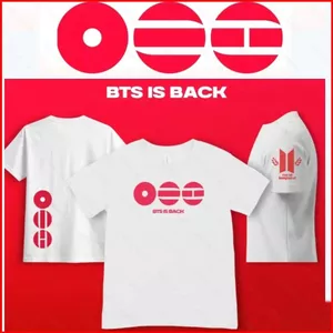 YB1 2026 BTS LÀ TRỞ LẠI Bangtan Boys Jung Kook J-Hope Áo thun ngắn tay áo thun BY1
