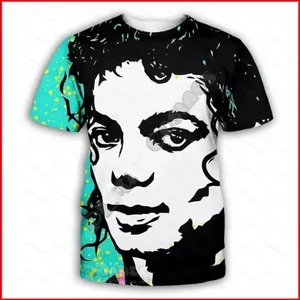 YB1 Michael Jackson Memorial Áo thun 2026 fan quà tặng áo thun ngắn tay 110cm-6XL BY1
