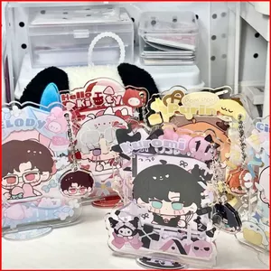 BH2 Ánh Sáng Và Đêm Sariel Đứng Tấm Acrylic Thẻ Chèn Đứng Ký Anime Để Bàn Trang Trí HB2