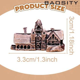 Trang trí Lâu đài Mini bằng đồng thau Tượng trang trí trung tâm cổ điển cho kệ để bàn Phòng ngủ Trang trí nhà hiện đại
