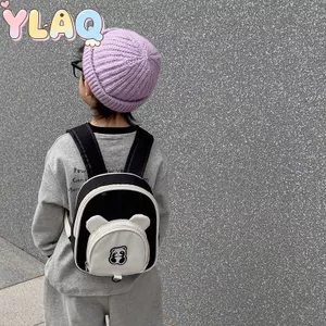 Trẻ em Động Vật Dễ Thương Ba Lô Gấu Trúc Gà Con Chó Gấu Hoạt Hình Tập Đi Học Mẫu Giáo Mầm Non Túi Du Lịch