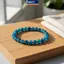 MAKY 8MM Vòng tay hạt đá hình động vật tự nhiên với thạch anh Lava Tiger Eye Mens Stretch Gift Yoga Thiền Cân bằng năng lượng VN