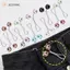 JCSYFAC Hình Chữ U Ngọc Trai Thổ Cẩm 1Pc Chống Trượt Cố Định Khăn Pin DIY Lady Dây Đeo An Toàn Trang Trí Thổ Cẩm Cho Du Lịch Và Trường Học Mới