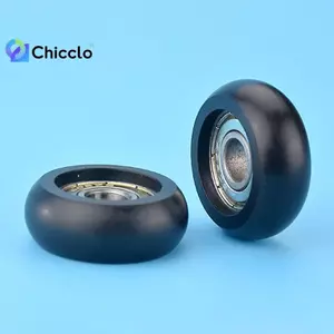 1PC 608 ZZ 8 * 32 * 12mm 608ZZ Paage Nhựa Nylon Bọc Dây POM Dây Vòng bi Ròng rọc Bánh xe nhựa Đẹp