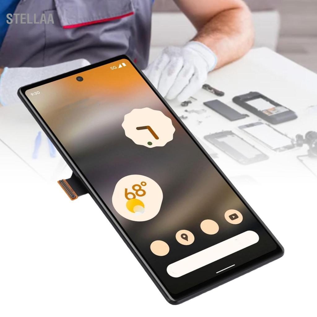 Stellaa Stellaa LICAEVEY Màn Hình Thay Thế Cho Pixel 6A GX7AS GB62Z G1AZG GB17L Màn Hình LCD 6.10 Inch Cảm Ứng Bộ Số Hóa Sửa Chữa Một Phần Với dụng Cụ