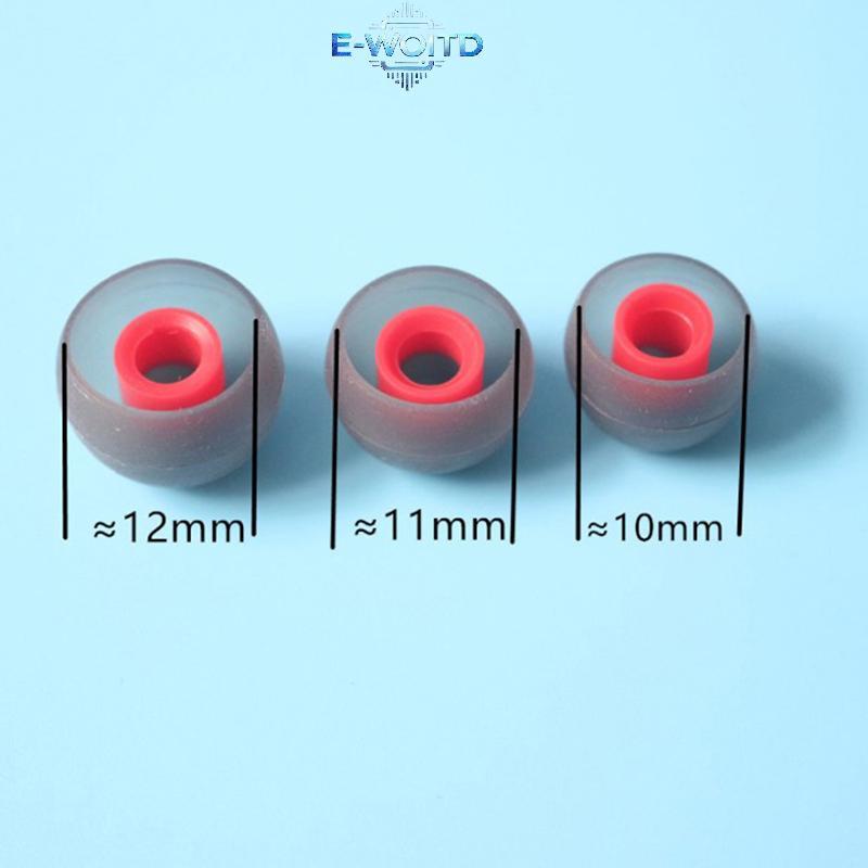 E-WOITD 3 Cặp (6 Cái) L M S In Ear Earbuds Tai Nghe Đầu Tai Silicon / Tay Tai / Đầu Tai / Tai Nghe Cho DT600 / F3 / M6 / DB3 / NX7 Pro E-WOITD