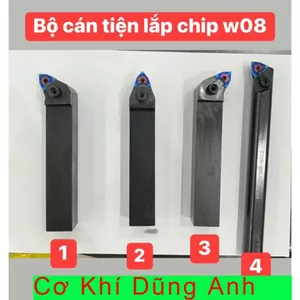 Bộ cán tiện lắp chip W08 cán phải+thẳng+trái+ móc lỗ