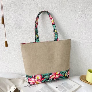 Túi vải lanh Cotton phong cách dân tộc Trung Quốc mới thời trang