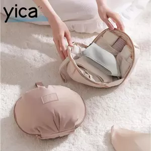 Túi đựng áo ngực YICA, Túi đựng đồ lót du lịch di động hình quả bóng, Túi phân loại đồ lót bền cầm tay nhẹ Mew Túi phân loại cho quần áo thân mật