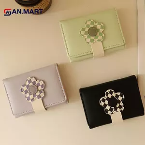 AN.MART Ví Nữ Hoạt Hình Ngắn Dễ Thương Nhiều Khe Cắm Zero Ví Ví VN