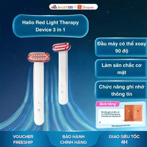 Máy ánh sáng đỏ Halio Red Light Therapy Device 3 in 1 - Bảo hành chính hãng 24 tháng