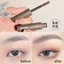 NOVO Màu Cố Định Giữ Trang Điểm Nhuộm Kem Lông Mày Chống Thấm Nước Chống Mồ Hôi Không Phai Màu Không Mờ Ba Chiều Tự Nhiên Rễ Trong Suốt Hoang Dã