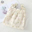 Váy ngủ Cotton nguyên chất có ren mùa hè dành cho nữ / Váy ngủ gia đình không tay mỏng / Váy dài gia đình thấm mồ hôi