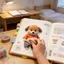 Dễ Thương Chống Va Chạm Miếng Dán Cửa Tay Nắm Cửa Bụng Lớn Cửa Tủ Phía Sau Cửa Va Chạm Tủ Lạnh Silicon Hộ Gia Đình Giải Nén Trừu Tượng