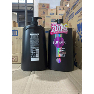 [ 1.4kg ] Dầu gội Sunsilk 1.4kg làm sạch và mềm mượt tóc gấp 5 lần, cho mái tóc ngát hương suốt 48h