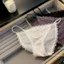 Liền Mạch Băng Lụa Quần Lót Nữ Cotton Nguyên Chất Đáy Đáy Cực Thoáng Khí Ren Cạnh Mỏng Dây Đeo Thấp Eo Bé Gái Quần Đùi Phong Cách Cô Gái