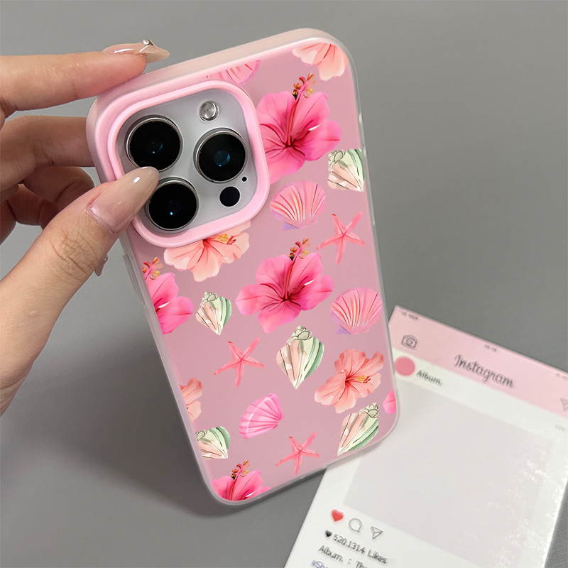 Ốp điện thoại họa tiết hình trái tim cho iPhone 17/16 Pro Max/15/14/13/12/11