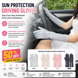 DÀI WRIST DRIVING SUNSCREEN GLOVES Thoáng Khí Chống Tia UV Màn Hình Cảm Ứng Đi Ngoài Trời Chống Nắng Thiết Bị Bảo Vệ