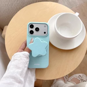 Ốp Lưng Cứng Siêu Mỏng Cho iPhone 11 11Pro 11ProMax 12 12Pro 12ProMax 13 13Pro 13ProMax 14 14ProMax 15 16E Plus air 17 17Pro 17ProMax Ốp Nam Châm Họa Tiết Xanh Mờ
