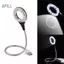 apill Keenso USB LED Light Portable Độ sáng cao 18 Cái Đèn Blubs cho PCLaptop Dây kim loại linh hoạt Tiết kiệm điện WorkStudyTravel Màu đen (Đen)