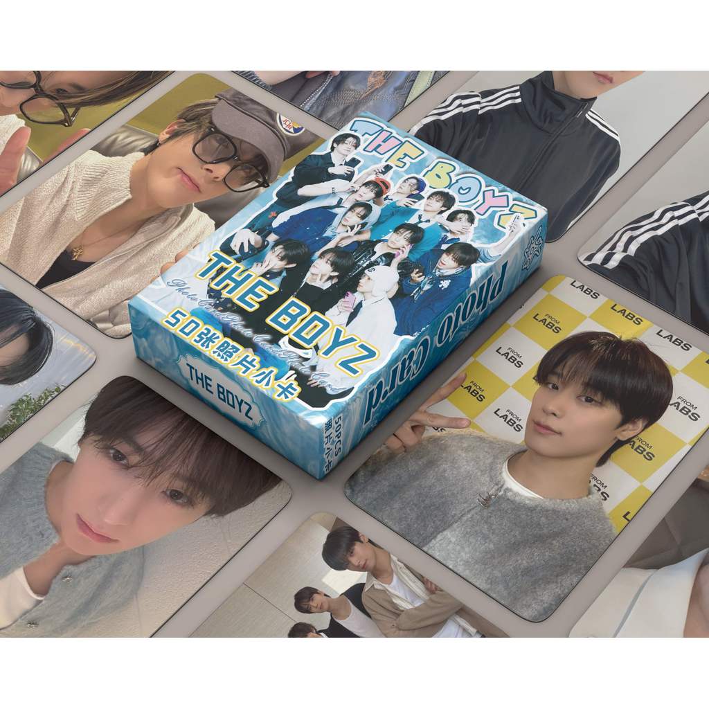 Bộ 50 Thẻ Lomo Hình ba chiều Laser Boyz BẰNG Bưu thiếp JACOB KEVIN MỚI Q ERIC Photocards YM