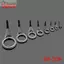 YUUKII 5 Cái / bộ Hướng Dẫn Cần Câu Bền Vòng O 3mm-23mm Đường Kính Trong Đầu Bộ Sửa Chữa